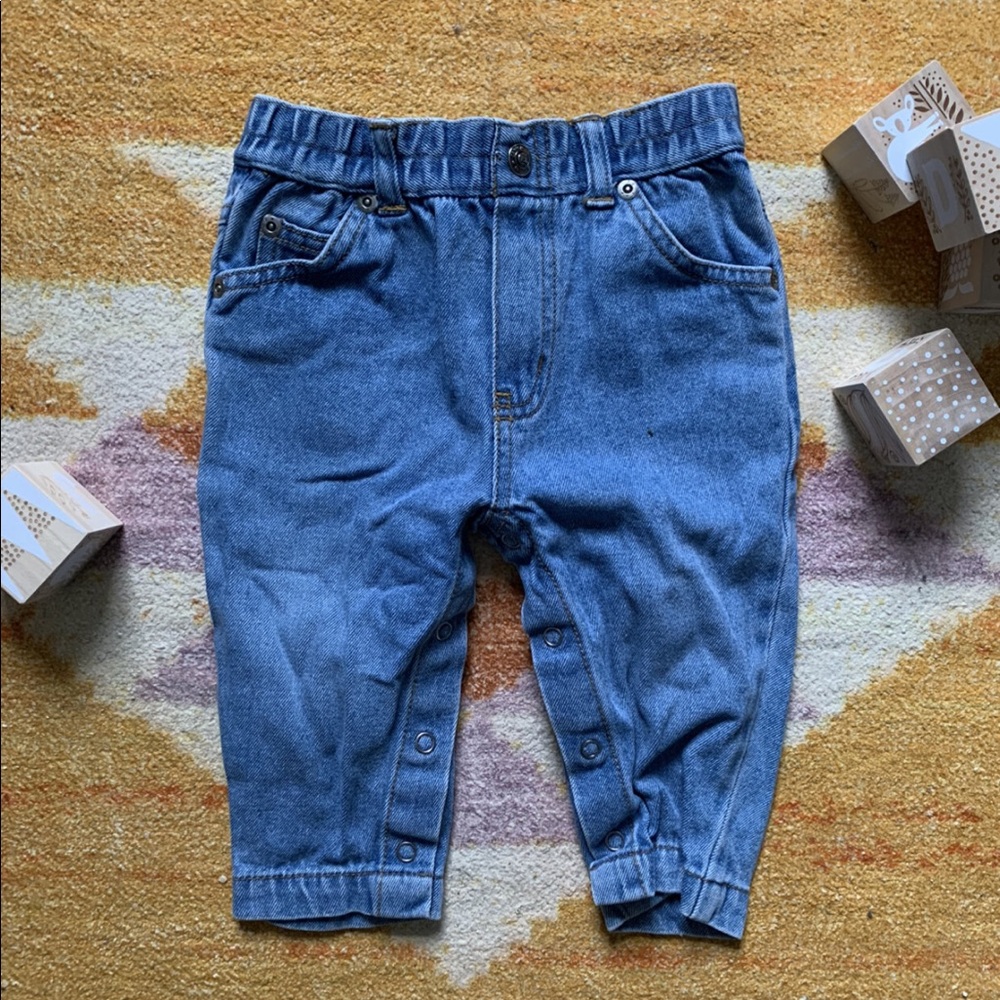 Canyon River Blues Snap Leg Rugged Blue Jeans 12 M